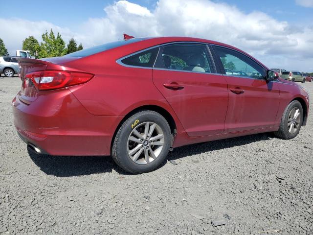 5NPE24AF1FH129256 - 2015 HYUNDAI SONATA SE RED photo 3