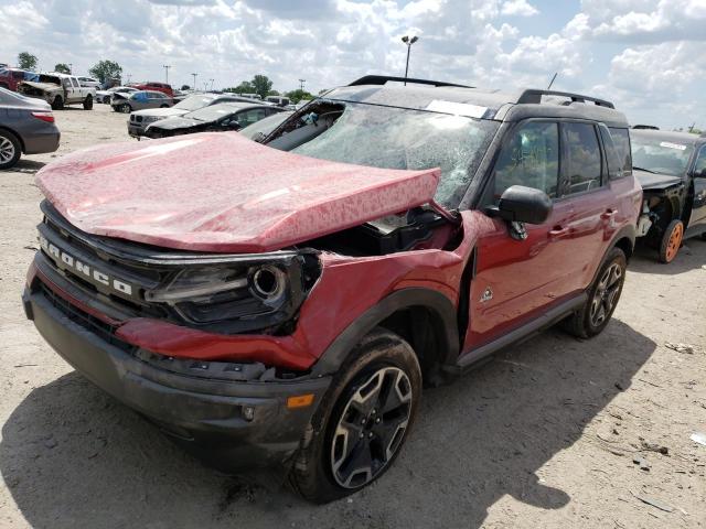 3FMCR9C60MRB13990 - 2021 FORD BRONCO SPO OUTER BANKS RED photo 1