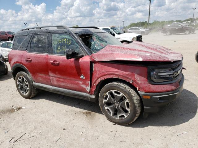 3FMCR9C60MRB13990 - 2021 FORD BRONCO SPO OUTER BANKS RED photo 4