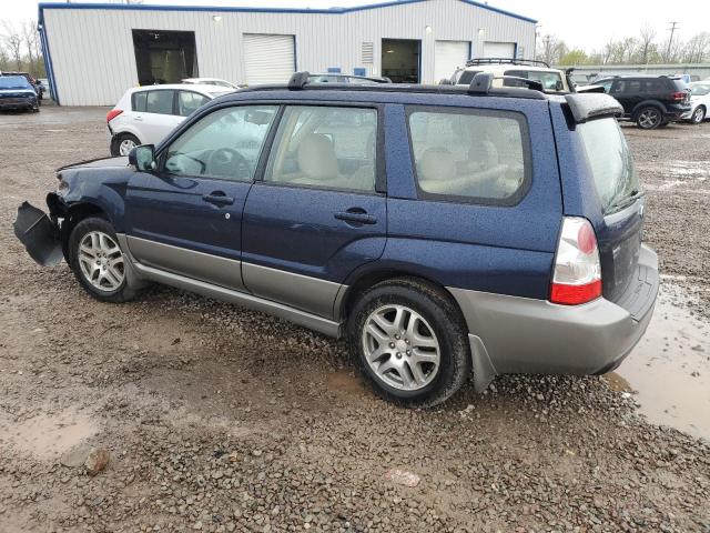 JF1SG67636H735525 - 2006 SUBARU FORESTER 2.5X LL BEAN BLUE photo 2