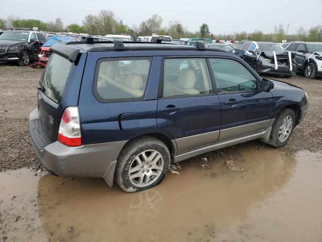 JF1SG67636H735525 - 2006 SUBARU FORESTER 2.5X LL BEAN BLUE photo 3