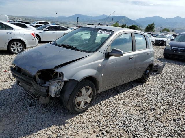 KL1TD66637B789265 - 2007 CHEVROLET AVEO BASE Gümüş foto 1
