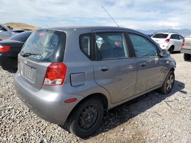 KL1TD66637B789265 - 2007 CHEVROLET AVEO BASE Gümüş foto 3