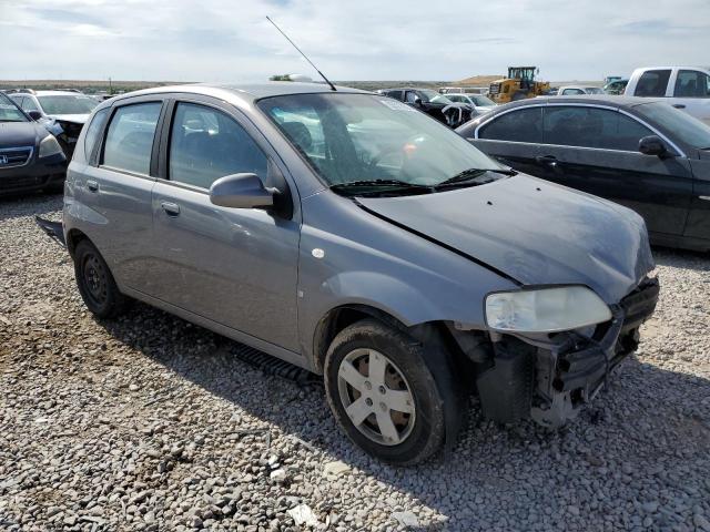 KL1TD66637B789265 - 2007 CHEVROLET AVEO BASE Gümüş foto 4