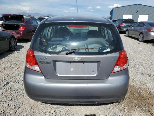 KL1TD66637B789265 - 2007 CHEVROLET AVEO BASE Gümüş foto 6