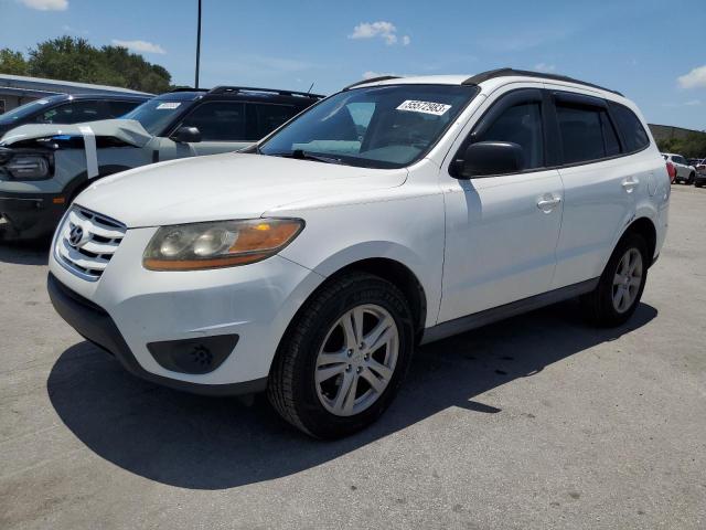 5NMSG3AB2AH399422 - 2010 HYUNDAI SANTA FE GLS WHITE photo 1