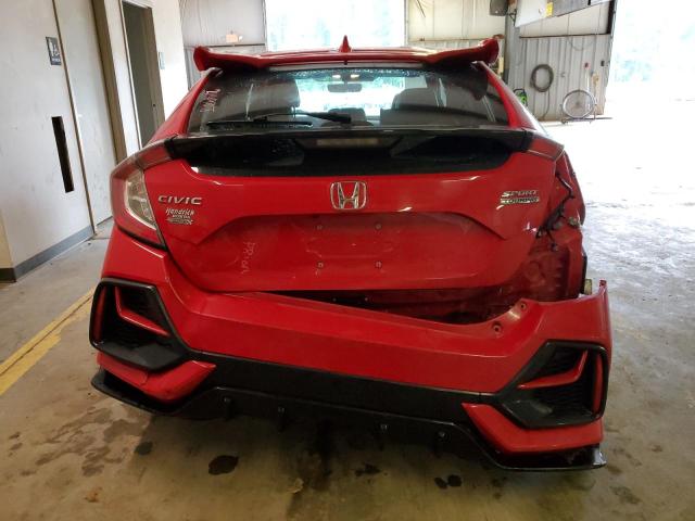 SHHFK7H91LU202690 - 2020 HONDA CIVIC SPORT TOURING RED photo 6