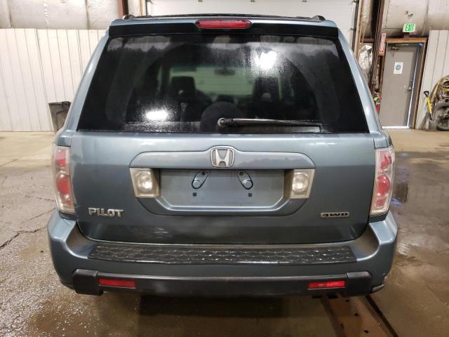 2HKYF18526H527797 - 2006 HONDA PILOT EX BLUE photo 6