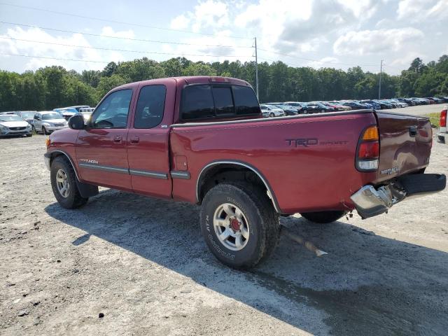 5TBRT34162S234221 - 2002 TOYOTA TUNDRA ACCESS CAB BURGUNDY photo 2