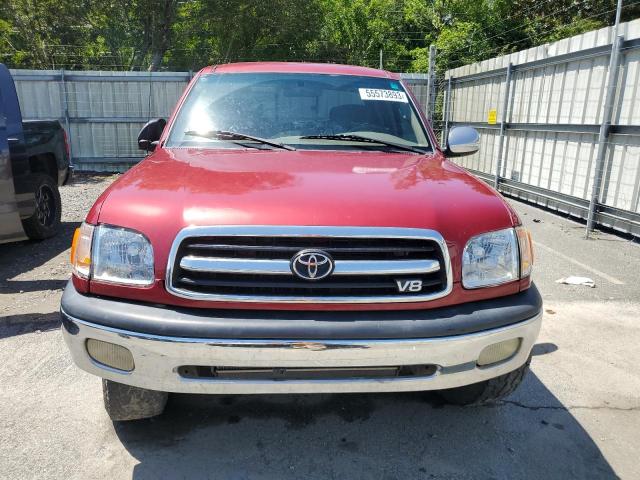 5TBRT34162S234221 - 2002 TOYOTA TUNDRA ACCESS CAB BURGUNDY photo 5