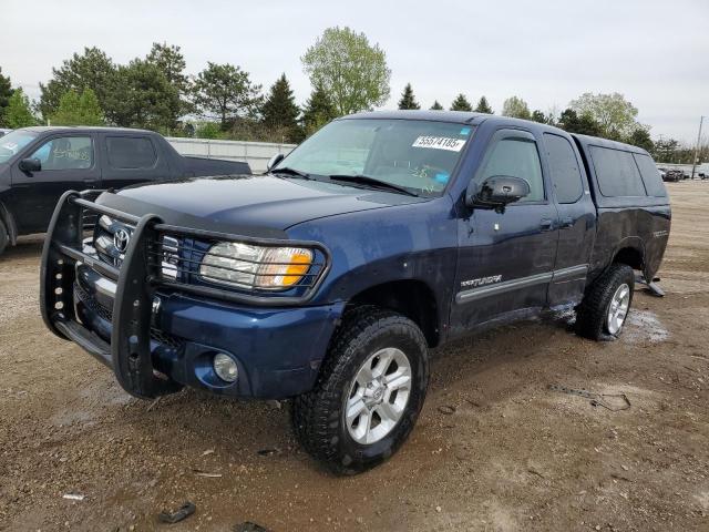 5TBBT44183S436471 - 2003 TOYOTA TUNDRA ACCESS CAB SR5 BLUE photo 1