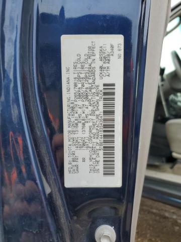 5TBBT44183S436471 - 2003 TOYOTA TUNDRA ACCESS CAB SR5 BLUE photo 12