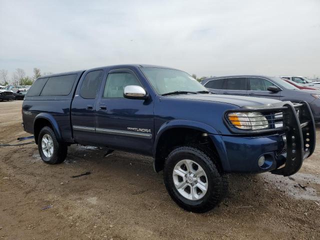 5TBBT44183S436471 - 2003 TOYOTA TUNDRA ACCESS CAB SR5 BLUE photo 4