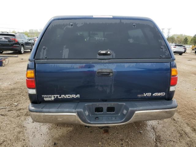 5TBBT44183S436471 - 2003 TOYOTA TUNDRA ACCESS CAB SR5 BLUE photo 6