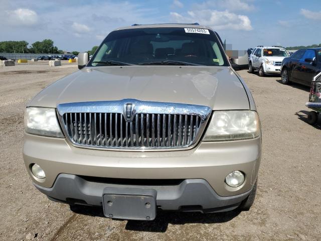 5LMEU88H95ZJ13492 - 2005 LINCOLN AVIATOR 金色 照片 5