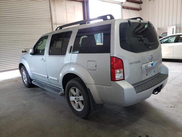 5N1AR1NN6CC620726 - 2012 NISSAN PATHFINDER S SILVER photo 2