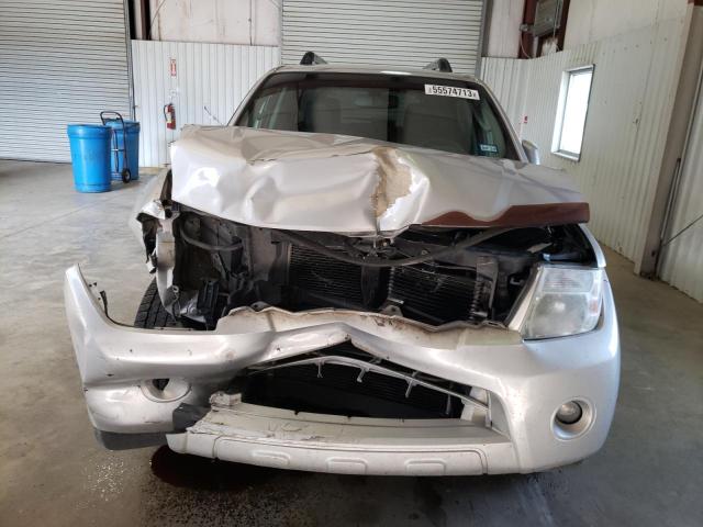 5N1AR1NN6CC620726 - 2012 NISSAN PATHFINDER S SILVER photo 5
