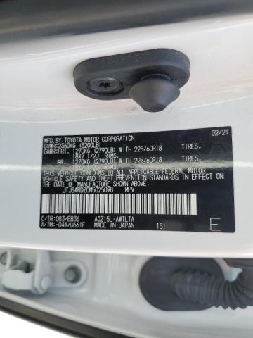 JTJSARDZ0M5025098 - 2021 LEXUS NX 300 BASE თეთრი ფოტო 12