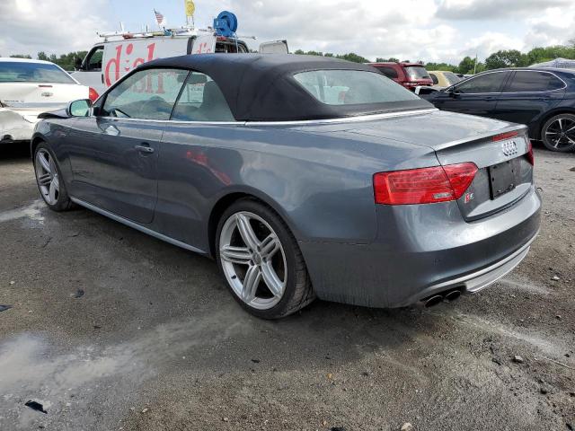 WAUCGAFH6DN004619 - 2013 AUDI S5 PREMIUM PLUS GRAY photo 2