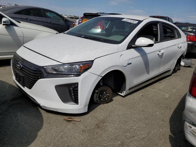 KMHC65LD9KU126002 - 2019 HYUNDAI IONIQ WHITE photo 1