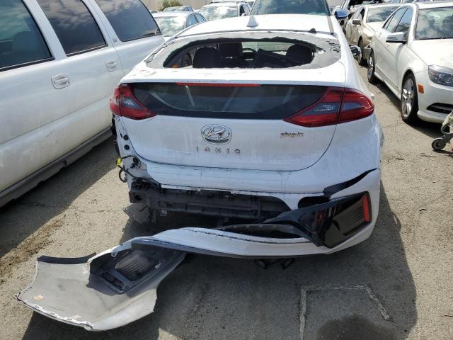 KMHC65LD9KU126002 - 2019 HYUNDAI IONIQ WHITE photo 6