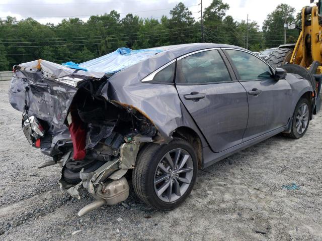 19XFC1F74KE011900 - 2019 HONDA CIVIC EXL ნაცრისფერი ფოტო 3