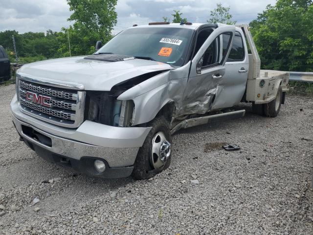 1GT423C87DF234802 - 2013 GMC SIERRA K3500 SLE GRAY photo 1