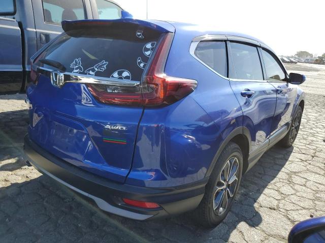 7FARW2H58ME036158 - 2021 HONDA CR-V EX BLUE photo 3