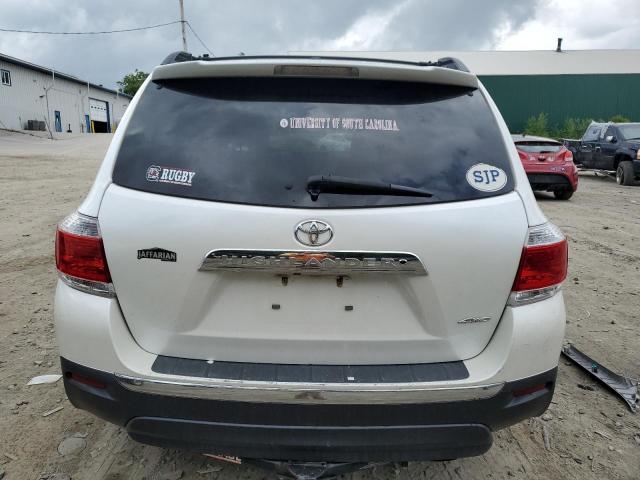 5TDBK3EH3DS268658 - 2013 TOYOTA HIGHLANDER BASE WHITE photo 6