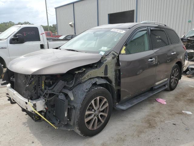 5N1AR2MN1GC624955 - 2016 NISSAN PATHFINDER S BROWN photo 1