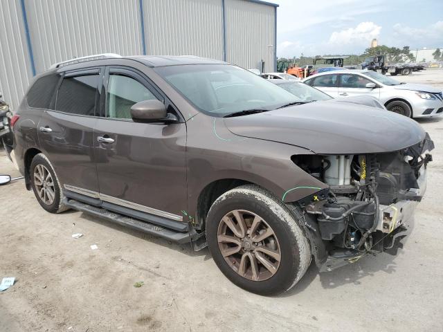 5N1AR2MN1GC624955 - 2016 NISSAN PATHFINDER S BROWN photo 4