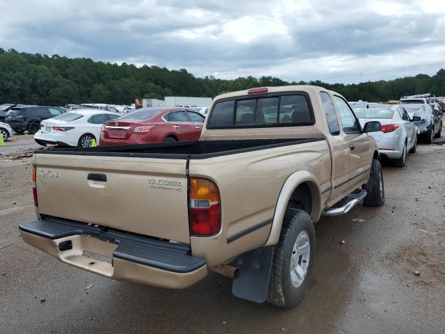4TASN92N1XZ468442 - 1999 TOYOTA TACOMA XTRACAB PRERUNNER ოქროსფერი ფოტო 4