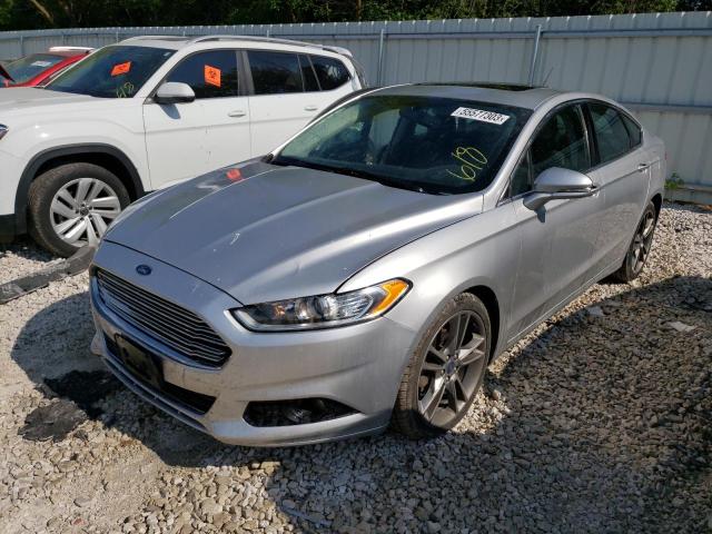 3FA6P0D96GR265181 - 2016 FORD FUSION TITANIUM SILVER photo 1