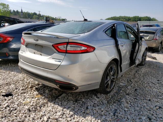 3FA6P0D96GR265181 - 2016 FORD FUSION TITANIUM SILVER photo 3