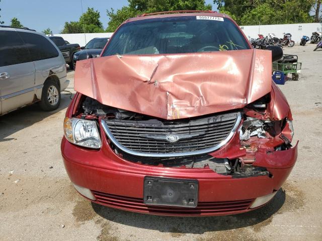 2C8GP64L53R381421 - 2003 CHRYSLER TOWN & COU LIMITED BURGUNDY photo 5