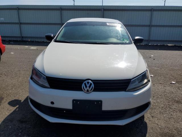 3VW1K7AJ8CM360839 - 2012 VOLKSWAGEN JETTA BASE WHITE photo 5