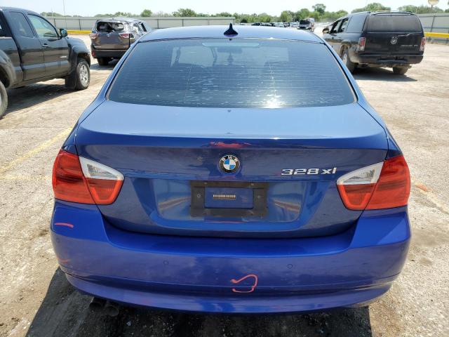 WBAVC93507KX59624 - 2007 BMW 328 XI BLUE photo 6