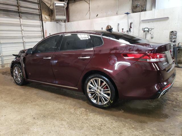 5XXGV4L28GG110534 - 2016 KIA OPTIMA SXL MAROON photo 2