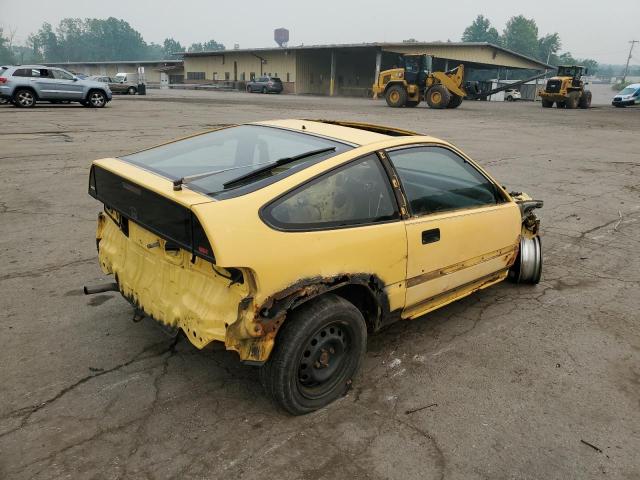 JHMED9368KS005189 - 1989 HONDA CIVIC 1500 CRX SI YELLOW photo 3