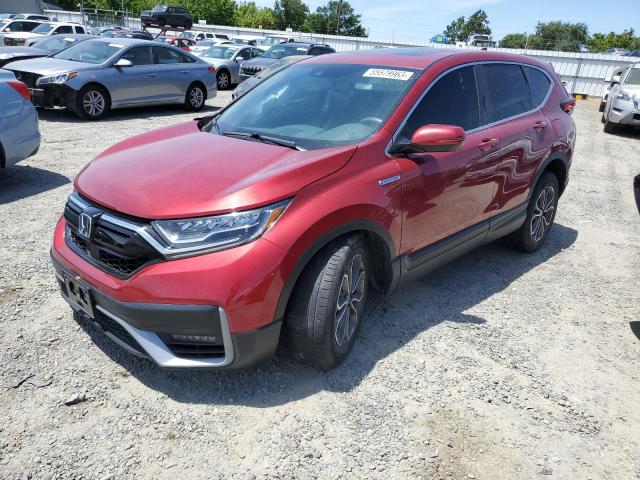 7FART6H82ME013968 - 2021 HONDA CR-V EXL RED photo 1