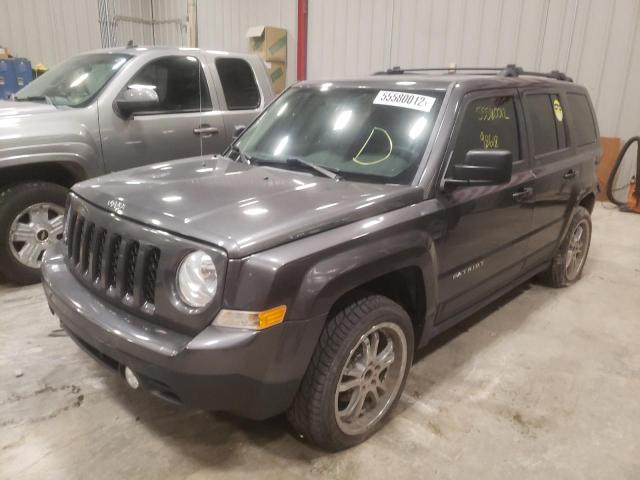 1C4NJPBA7GD762083 - 2016 JEEP PATRIOT SPORT GRAY photo 2