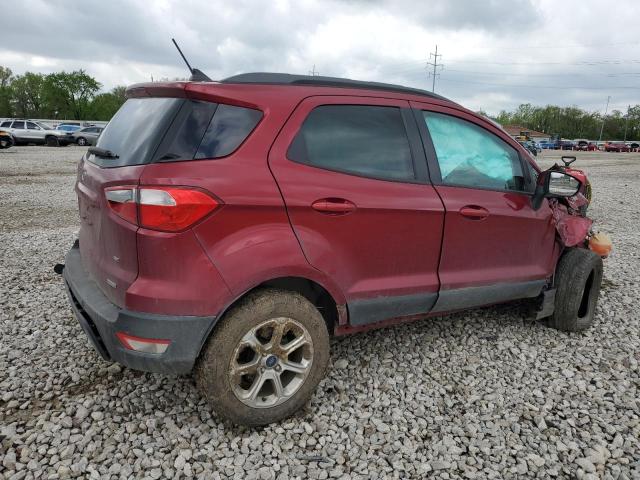 MAJ3S2GE2LC349870 - 2020 FORD ECOSPORT SE მუქწითელი ფოტო 3