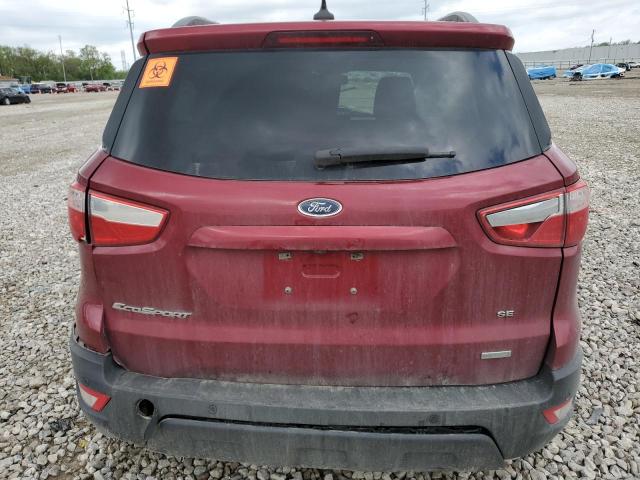 MAJ3S2GE2LC349870 - 2020 FORD ECOSPORT SE მუქწითელი ფოტო 6