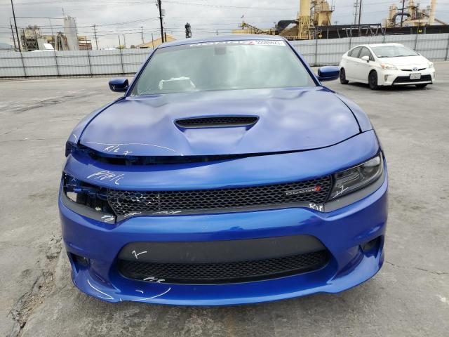 2C3CDXHG8LH155315 - 2020 DODGE CHARGER GT BLUE photo 5