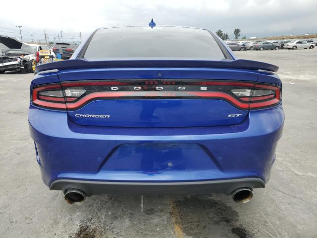 2C3CDXHG8LH155315 - 2020 DODGE CHARGER GT BLUE photo 6