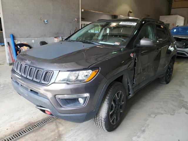 3C4NJDDBXKT622424 - 2019 JEEP COMPASS TRAILHAWK GRAY photo 1