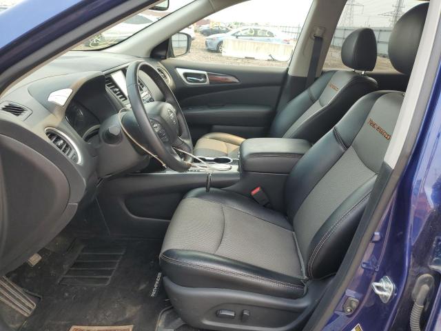 5N1DR2MN7KC652751 - 2019 NISSAN PATHFINDER S BLUE photo 7