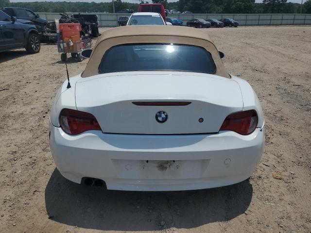 4USBU53526LX02162 - 2006 BMW Z4 3.0SI WHITE photo 6