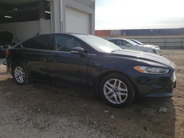 3FA6P0HD2ER157653 - 2014 FORD FUSION SE BLUE photo 4