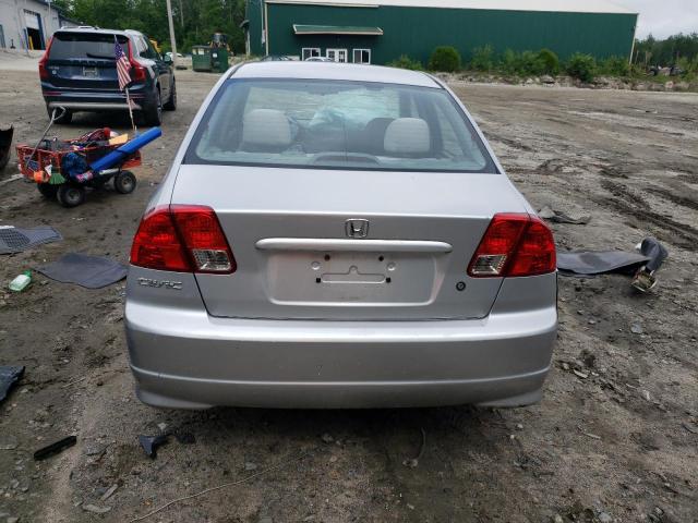 2HGES16345H540771 - 2005 HONDA CIVIC DX VP 银色 照片 6